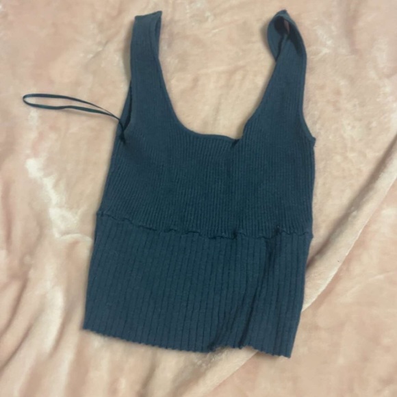 Pacsun turquoise crop top - Picture 1 of 1